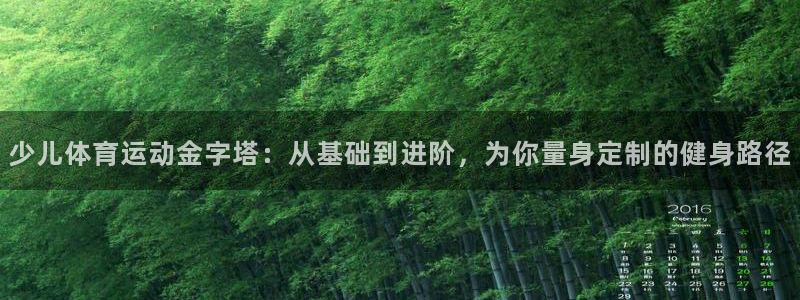 熊猫体育sports：少儿体育运动金字塔：从基础到进阶，为你量身定制的健身路径